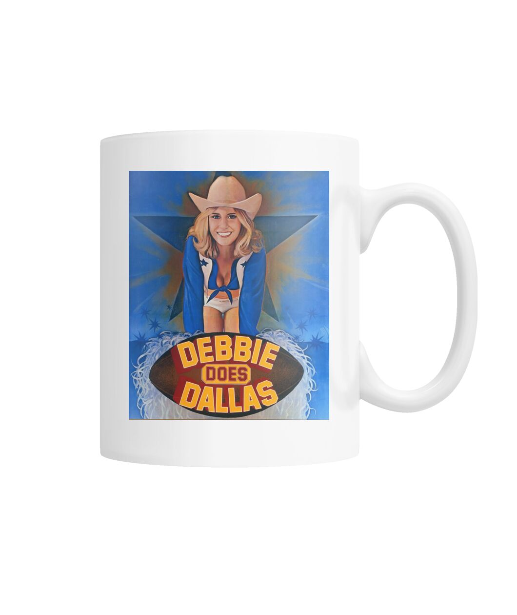 Debbie Does Dallas mug -