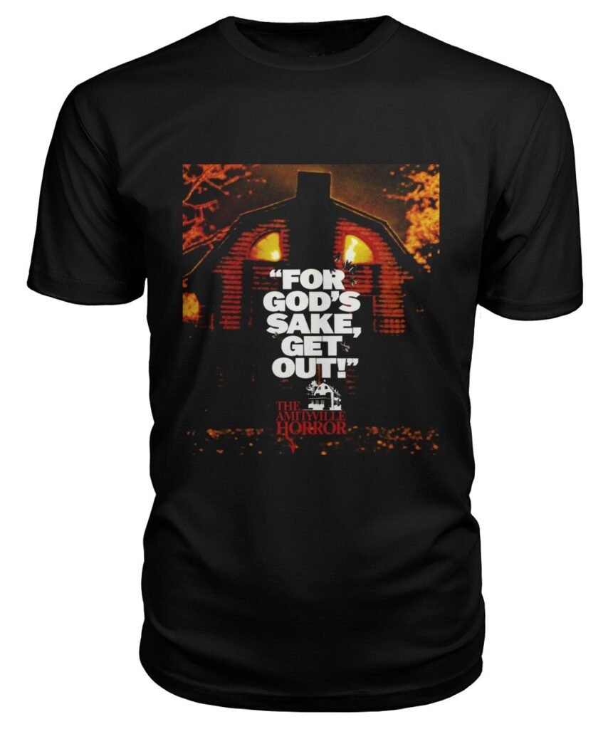 T-shirt Amityville Horror - Film Cult, 100% Coton, Unisexe Adulte, Neuf Sans étiquettes