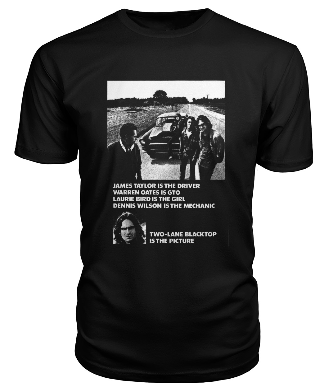 two lane blacktop shirt