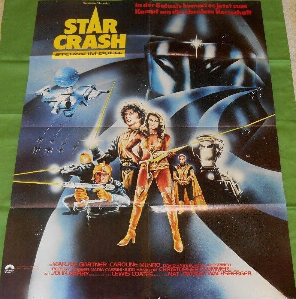 1978 STARCRASH VINTAGE SCIENCE FICTION FILM MOVIE POSTER PRINT 36x24 9MIL PAPER 