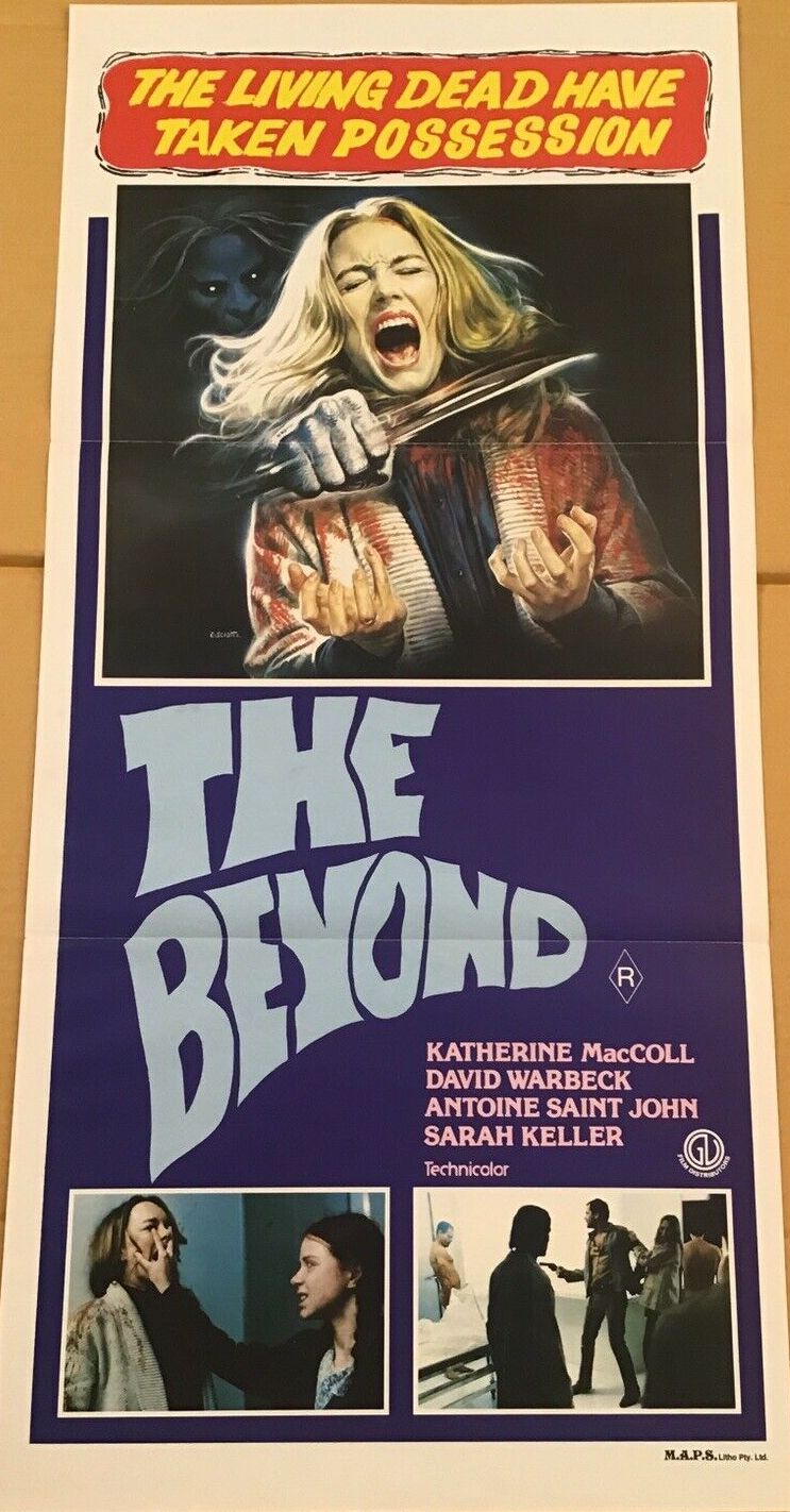 The Beyond 1981 13x30 Australian Daybill Poster