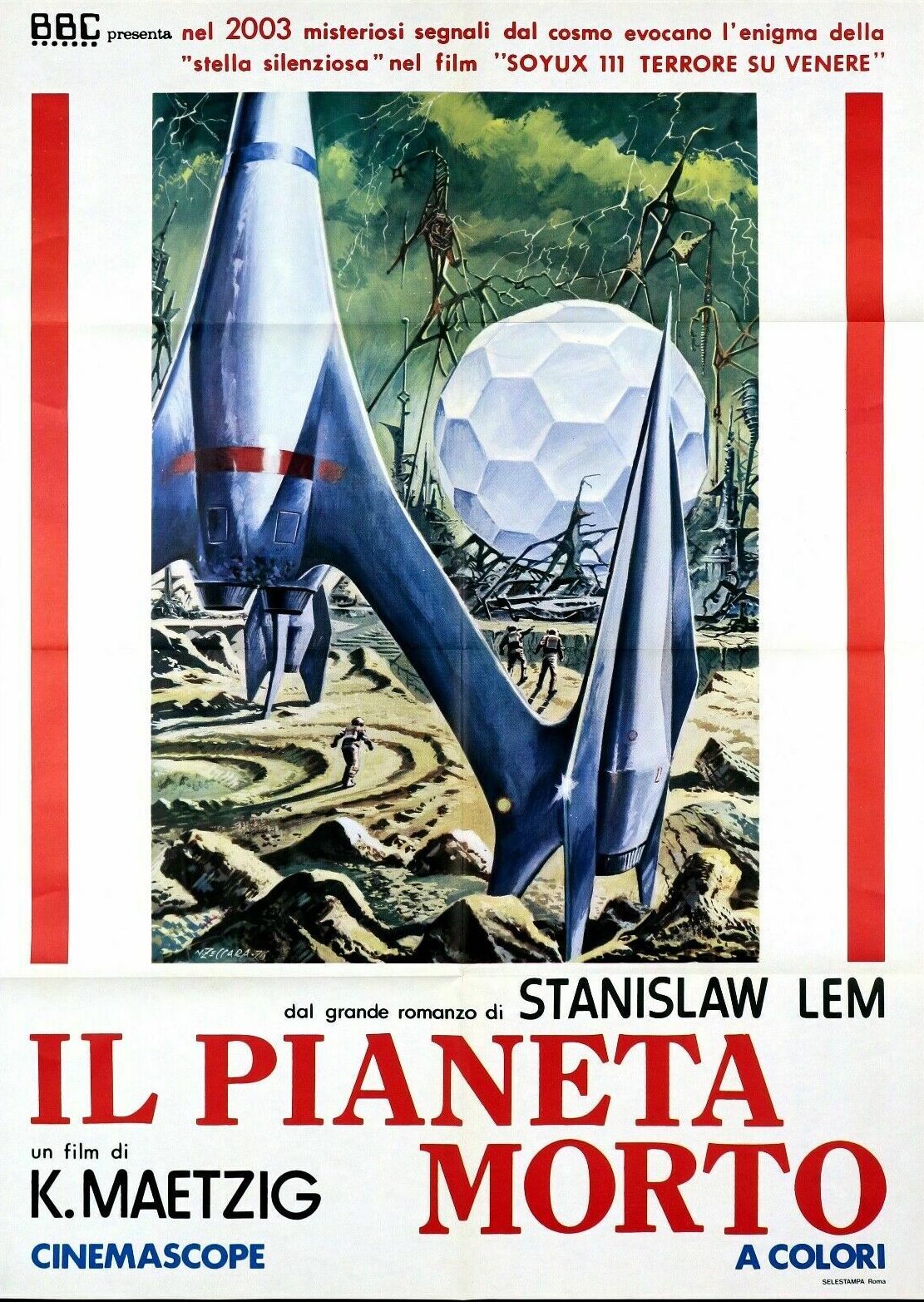 First Spaceship on Venus (1960) 39x55 Italian poster -