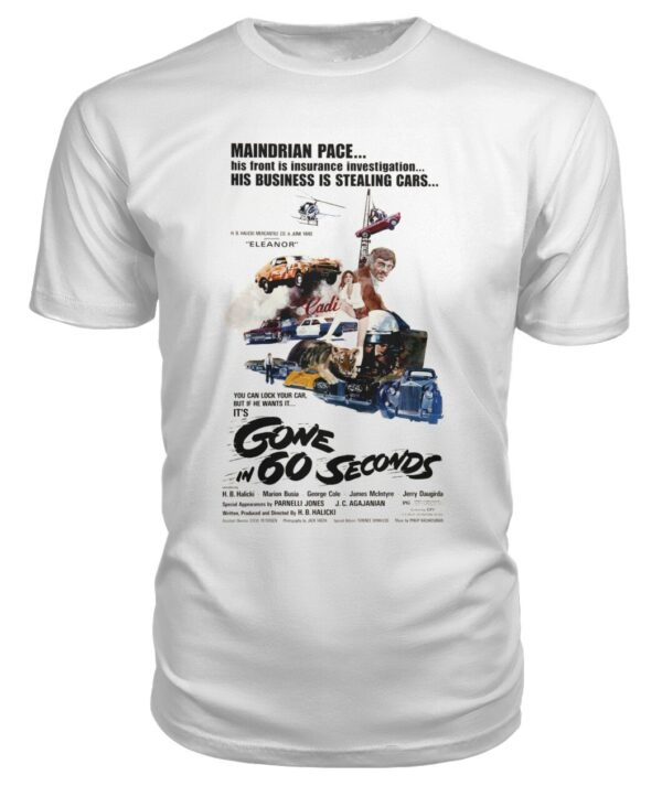 Gone in 60 Seconds (1974) t-shirt